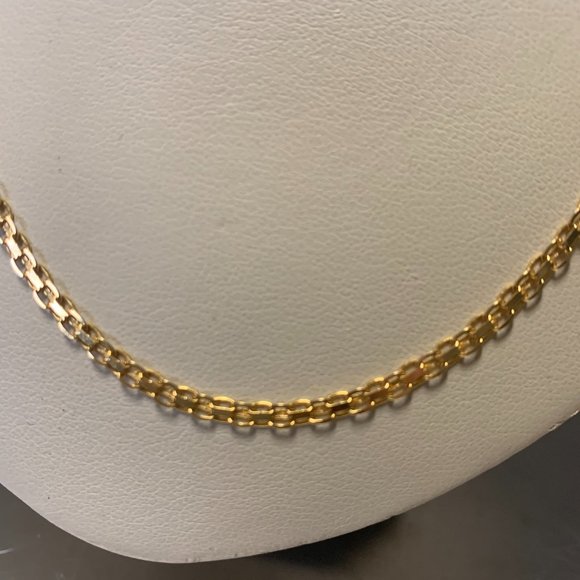 Bismark Link 16" Chain Necklace in 14k Gold - Picture 2 of 3